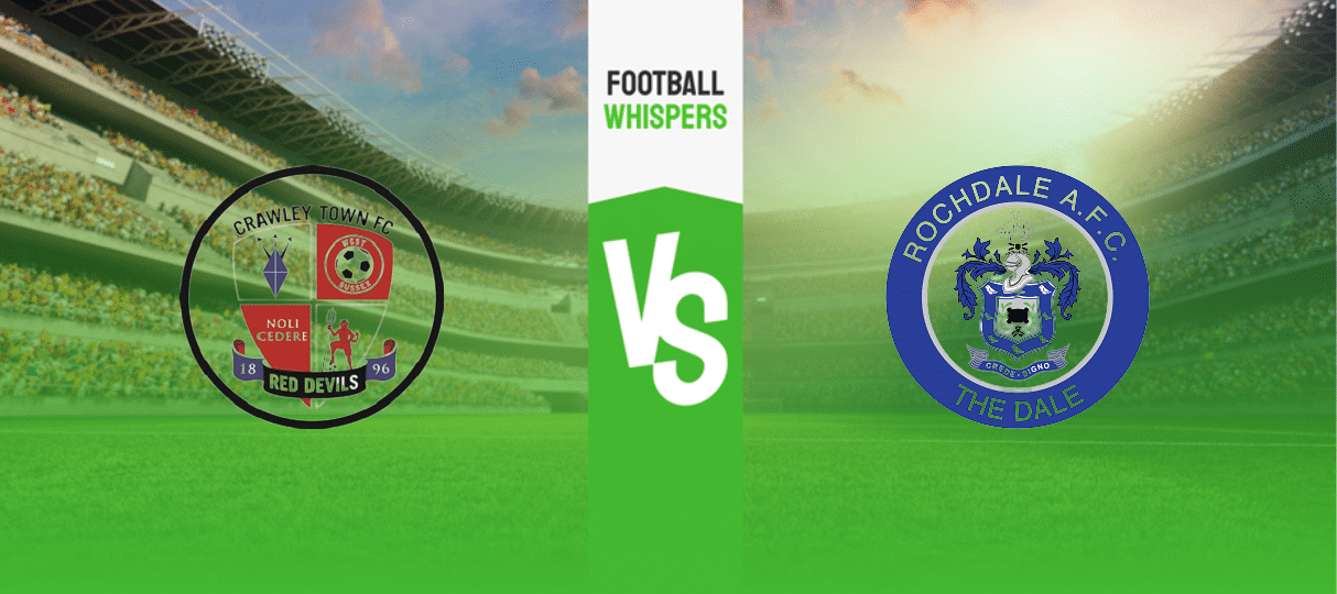 Crawley vs Rochdale Prediction, Odds & Betting Tips 25/03/2023