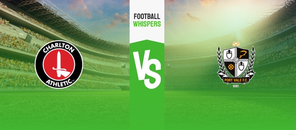 Charlton vs Port Vale prediction, odds & betting tips 19/08/2023