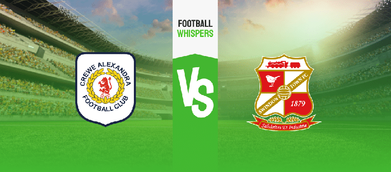 Crewe vs Swindon Prediction, Odds & Betting Tips 29/04/2023