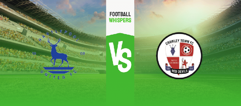 Hartlepool vs Crawley Town Prediction, Odds & Betting Tips 22/04/2023