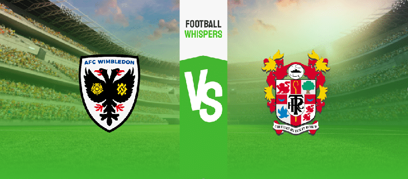 Wimbledon vs Tranmere Prediction, Odds & Betting Tips 29/04/2023