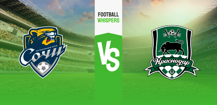Сочи – Краснодар прогноз на матч 15 апреля 2023