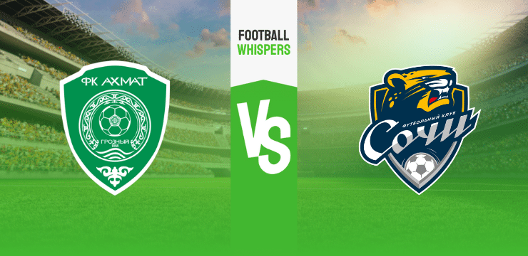 Ахмат Грозный – Сочи прогноз на матч 23 апреля 2023