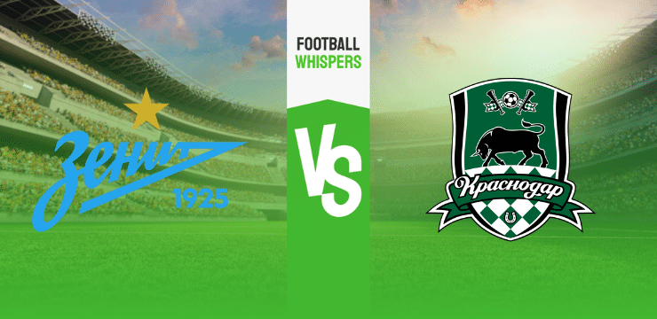 Зенит – Краснодар прогноз на матч 13 мая 2023