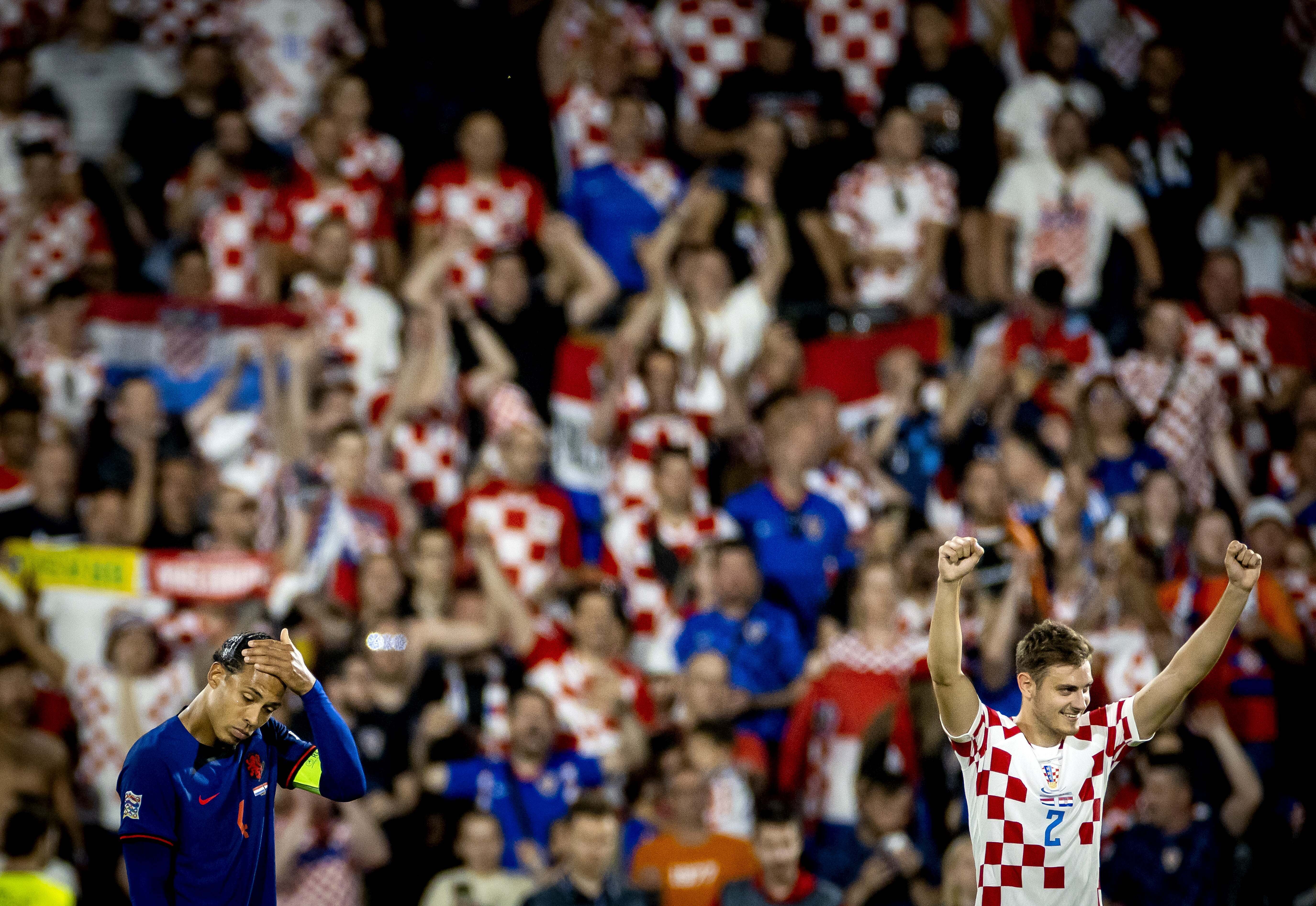 Nederland geeft voorsprong weg, Kroatië naar finale Nations League