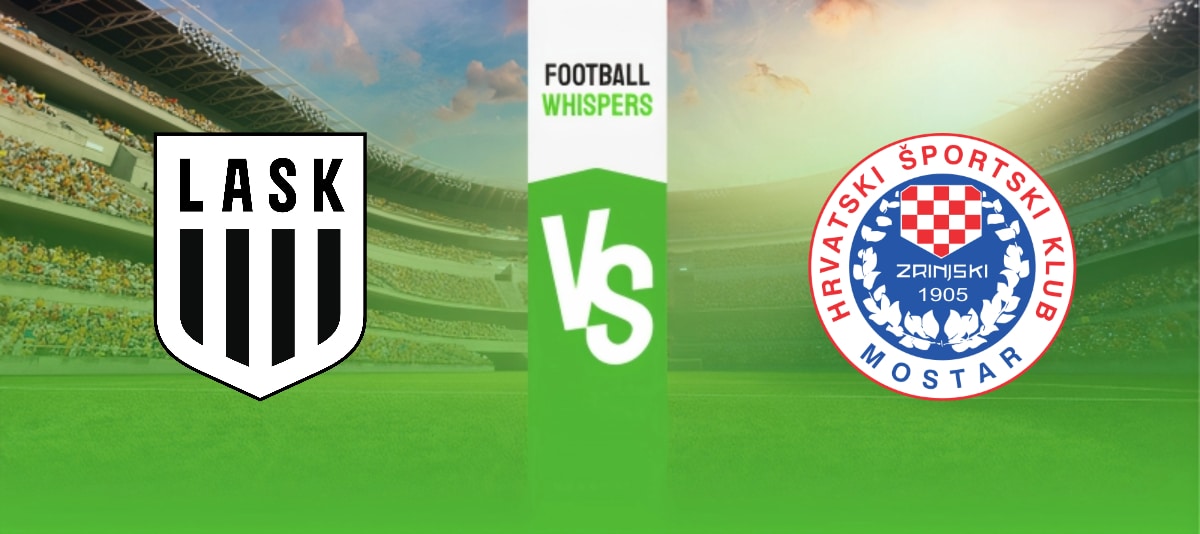 LASK vs Zrinjski prediction, odds & betting tips 24/08/2023