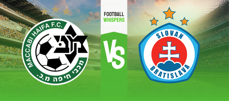 Maccabi Haifa vs Slovan Bratislava prediction, odds & betting tips 15/08/2023