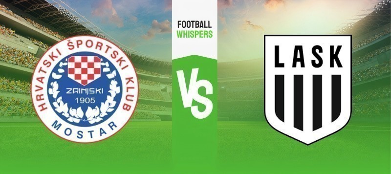 Zrinjski Mostar vs LASK Linz prediction, odds and betting tips 31/08/2023