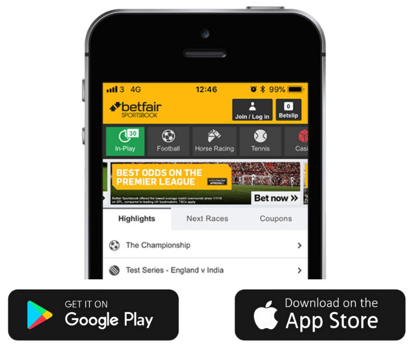 Betfair app