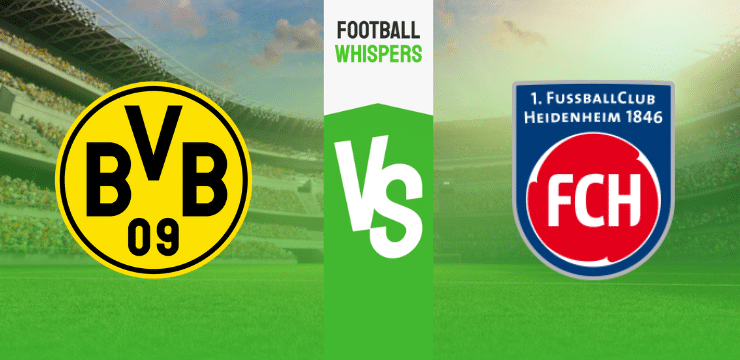 Боруссия Дортмунд – Хайденхайм прогноз на 1 сентября 2023