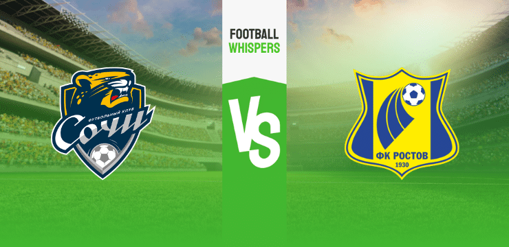 Сочи – Ростов прогноз на матч 19 августа 2023