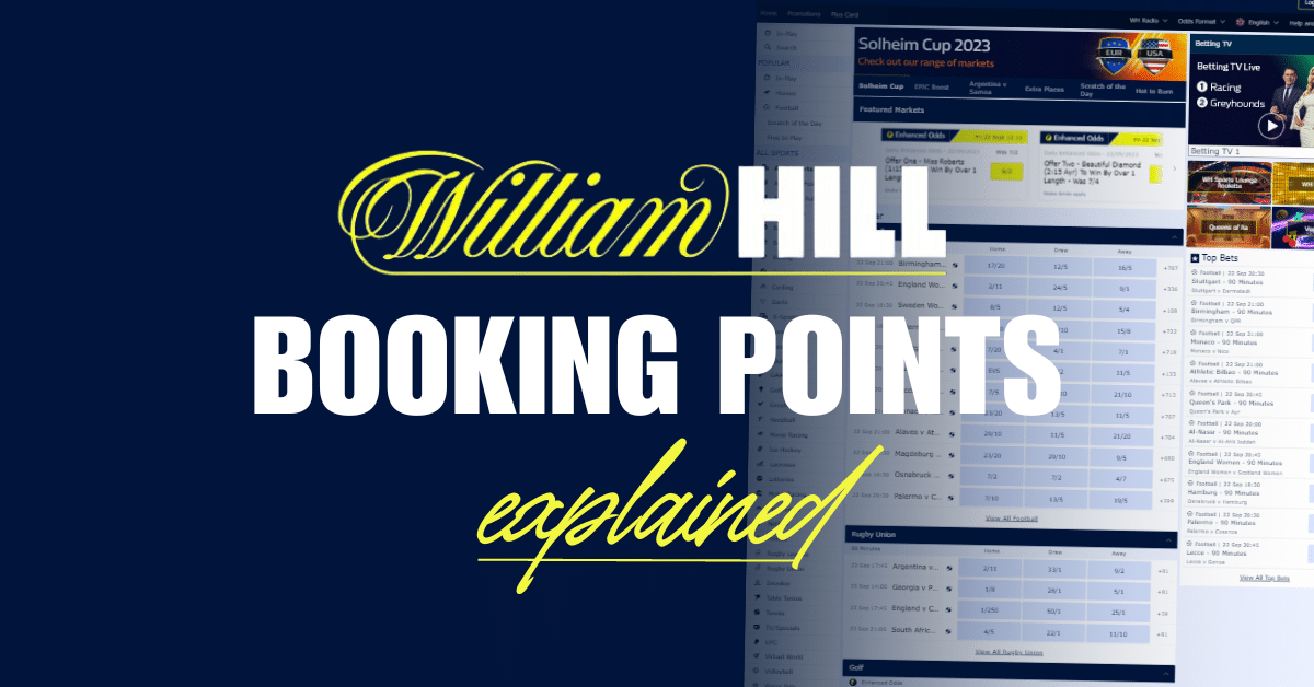 William Hill Booking Points: A beginner’s guide to betting