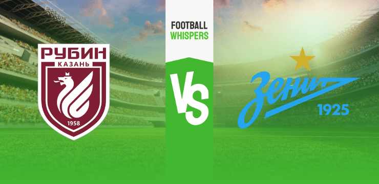 Рубин Казань – Зенит прогноз на матч 17 сентября 2023 года