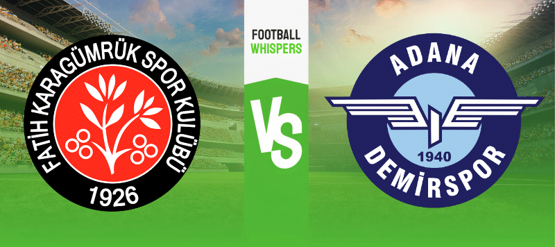Fatih Karagumruk vs Adana Demirspor prediction, odds & betting tips 23/10/2023
