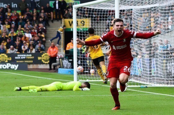 Кадр из матча Ливерпуль - Вулверхэмптон