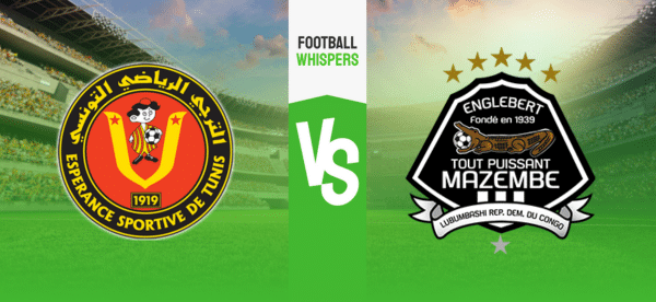Pronostic Espérance Tunis – TP Mazembe : analyse, conseils et cotes (26/10/2023)