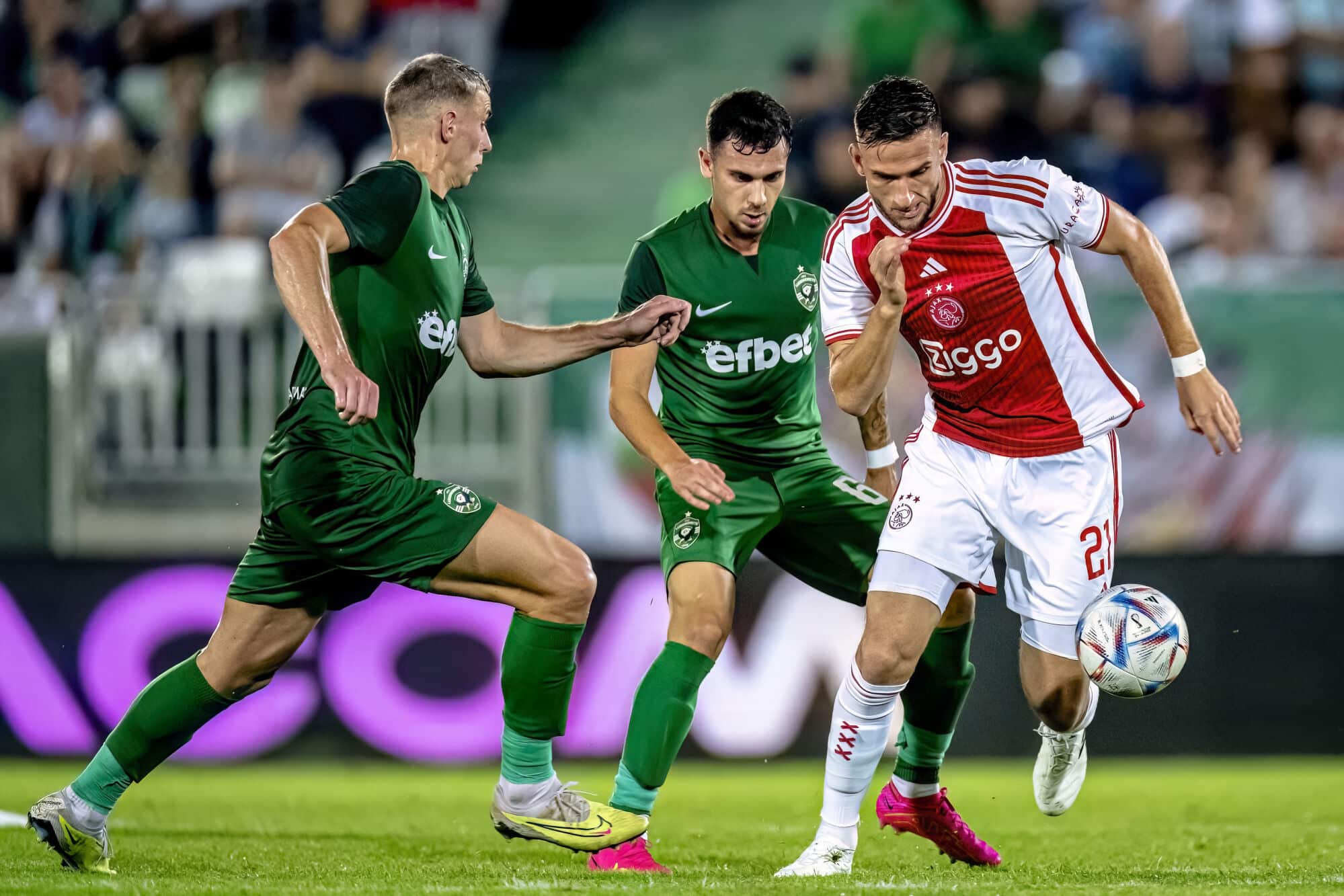 Състави за Спартак Търнава срещу Лудогорец