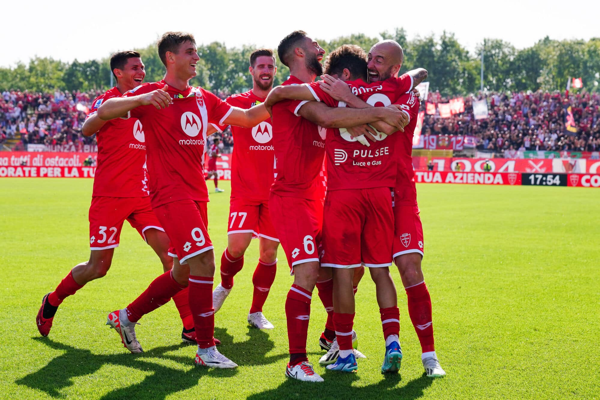 Състави за Каляри срещу Монца