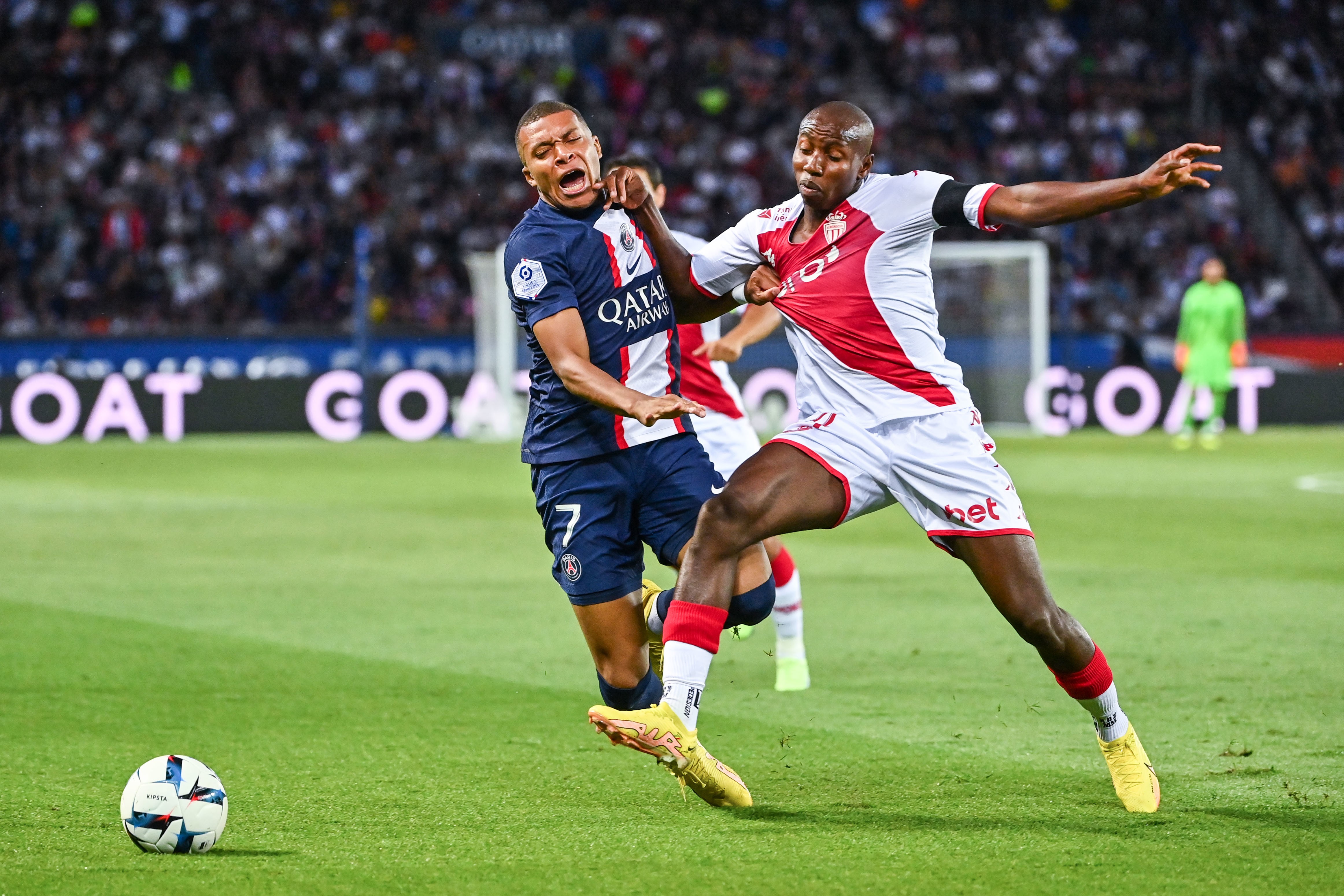 Състави за ПСЖ срещу Монако