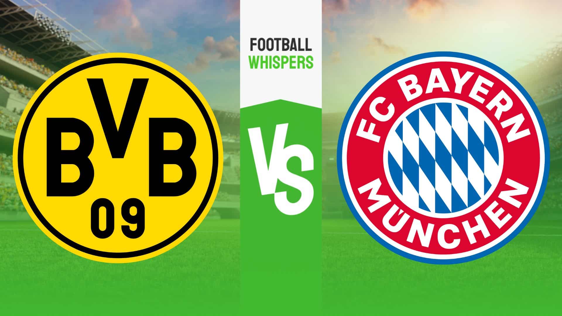 Pronostic Borussia Dortmund – Bayern Munich : analyse, conseils et cotes du match (04/11/2023)