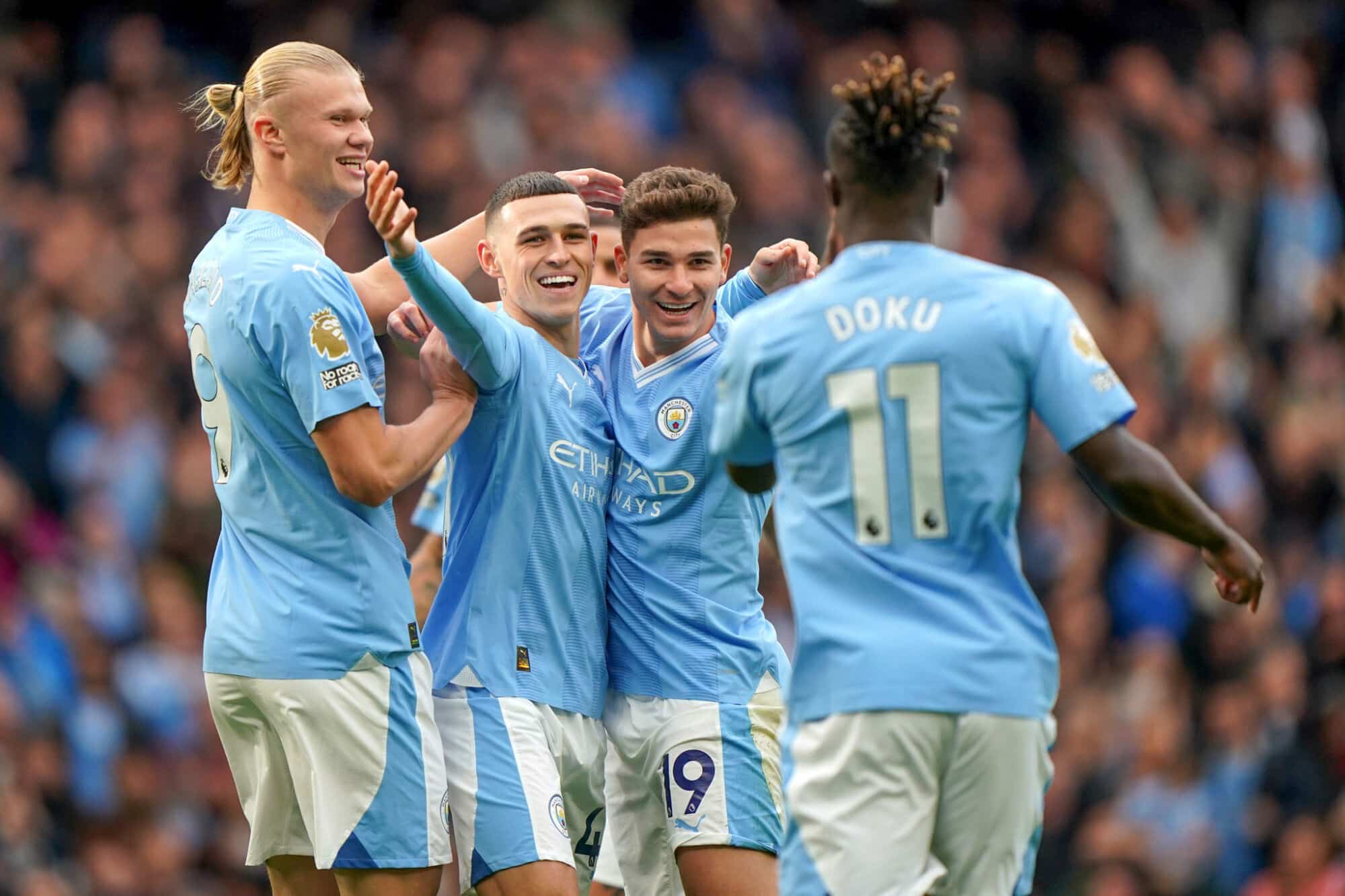 Състави за Ман Сити срещу Кристъл Палас