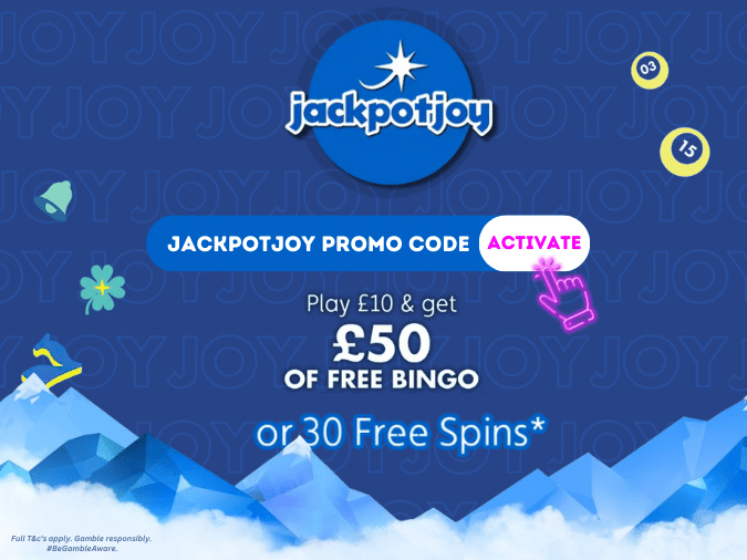 Jackpotjoy promo code: Unlock 30 free spins + £50 bingo bonus