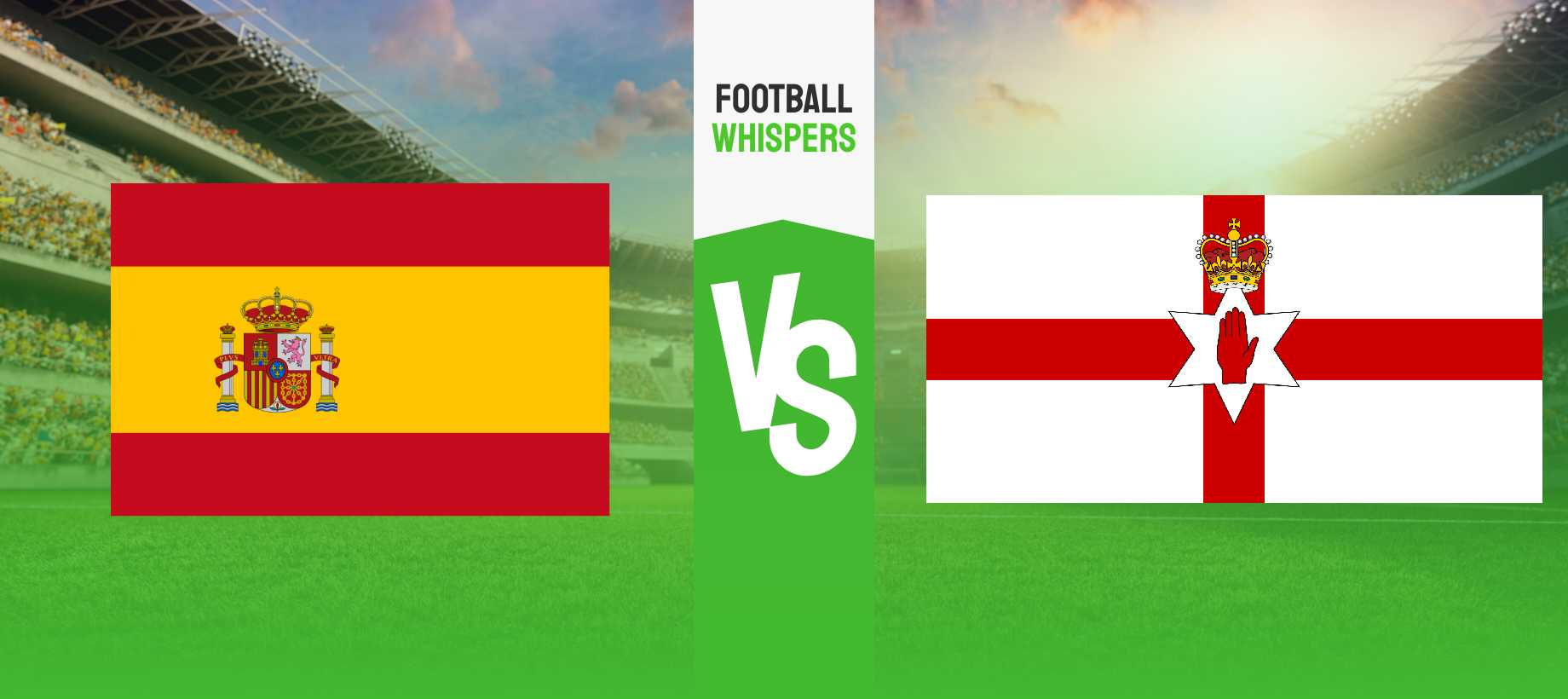 Spanyolország – Észak-Írország tipp és esélyek 08/06