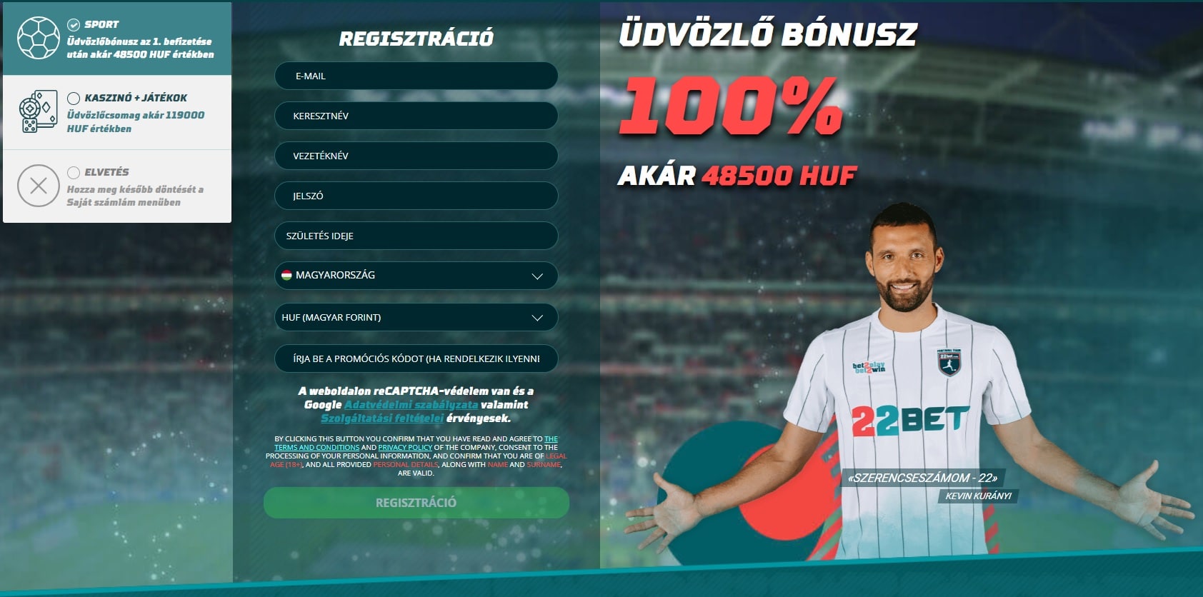 22bet belépés 2026: útmutató a gyors regisztrációhoz