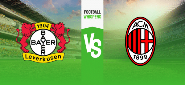 Pronostic Bayer Leverkusen – Milan AC : analyse, conseils et cotes (01/10/2024)