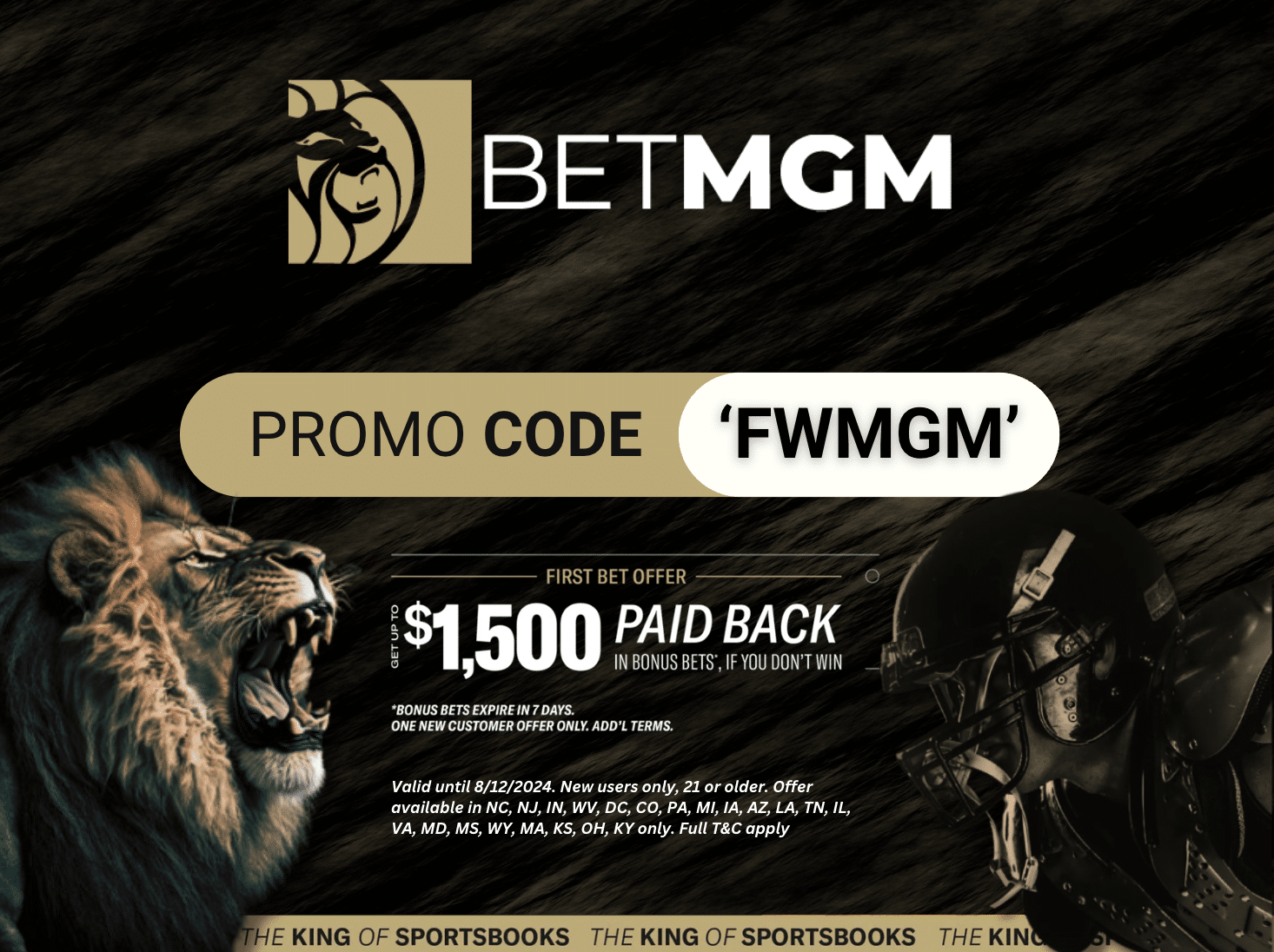 BetMGM Bonus Code: FWMGM | Score $1500 in Sportsbook & Casino Offers for February 2026