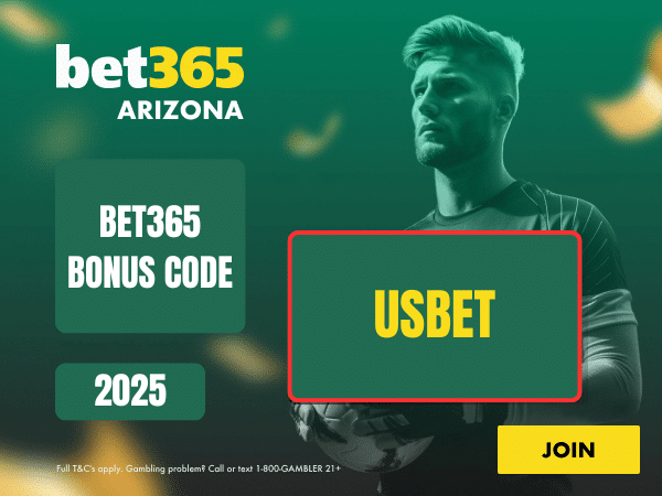 Bet365 Arizona Promo Code 2026 is USBET: Get $150 free bets or $1000 back