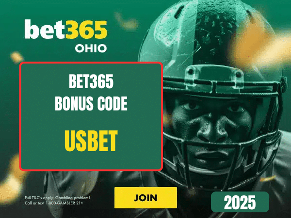 Bet365 Ohio Bonus Code 2026 is USBET
