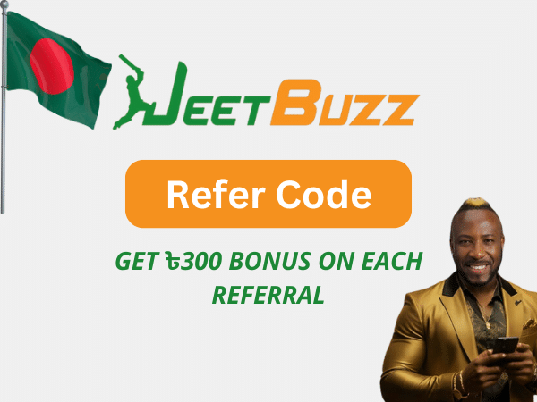 JeetBuzz Refer Code 2026 – Earn ৳300 Bonus Per Referral