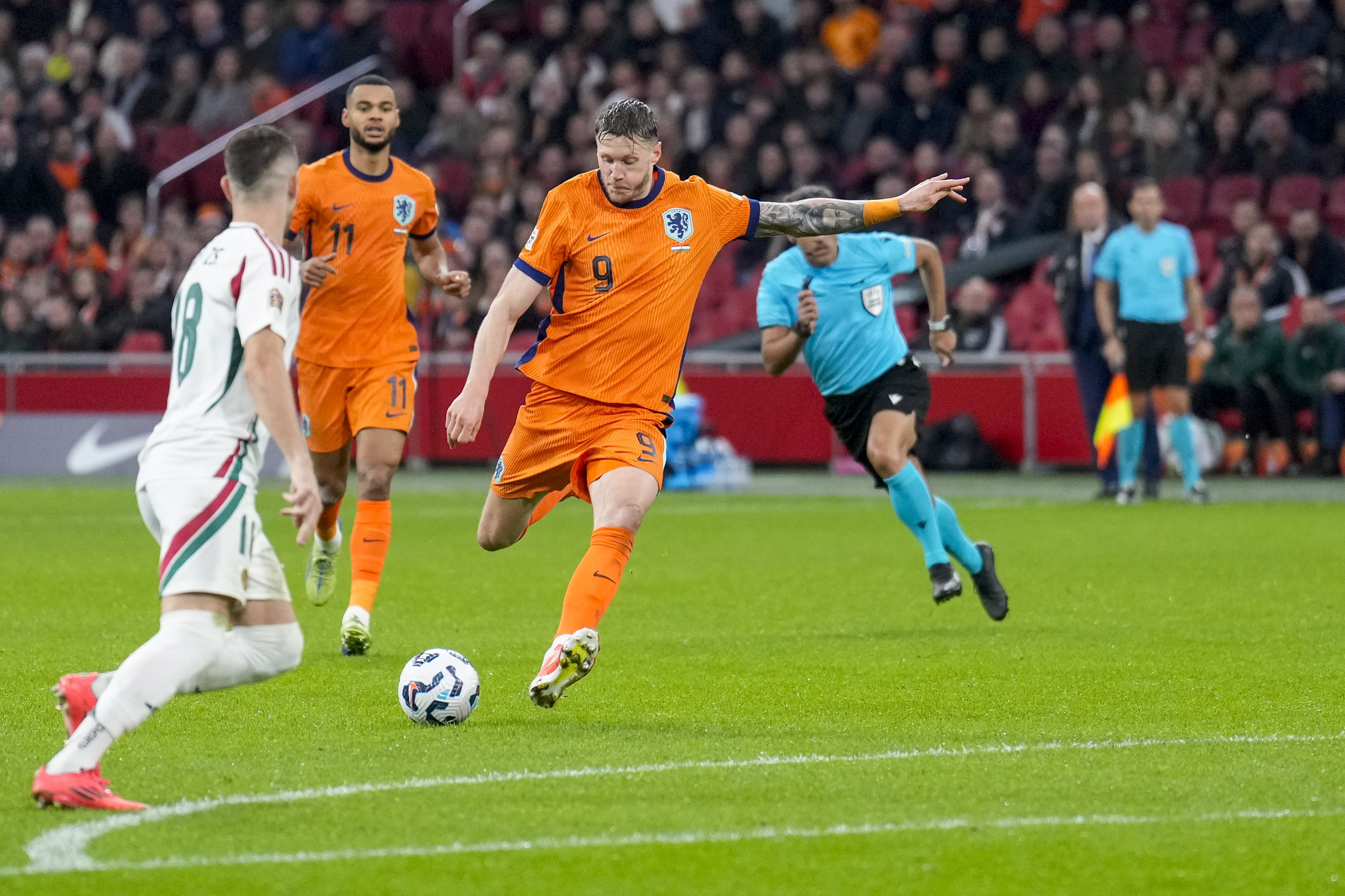 Weghorst en Gakpo botsen over penalty: “Afspraak niet nagekomen”