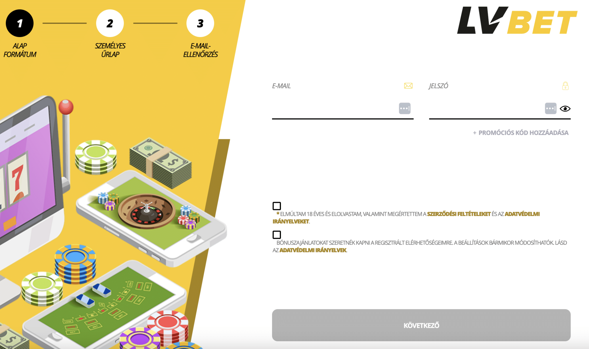 LVBet belépés 2026: hogyan léphetünk be az oldalra?