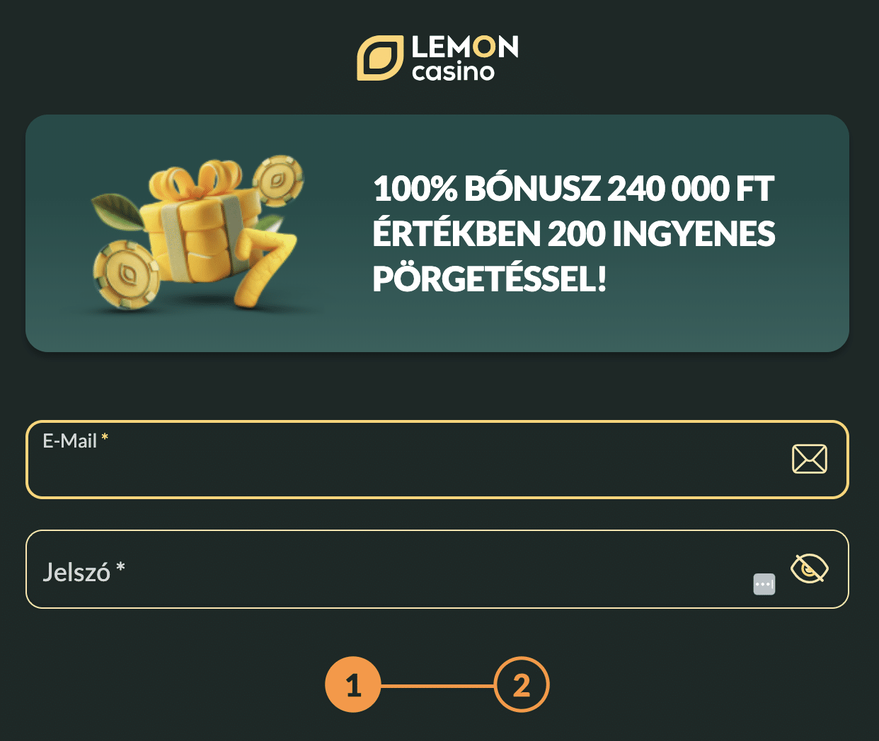 Lemon Casino Promóciós kód 2026: akár 120.000 Ft bónusz