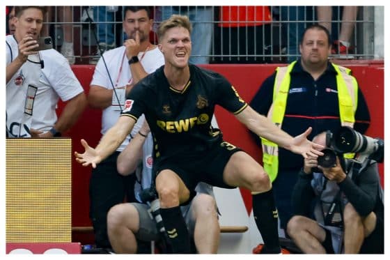 Marius Bulter celebration || Credit - Imago