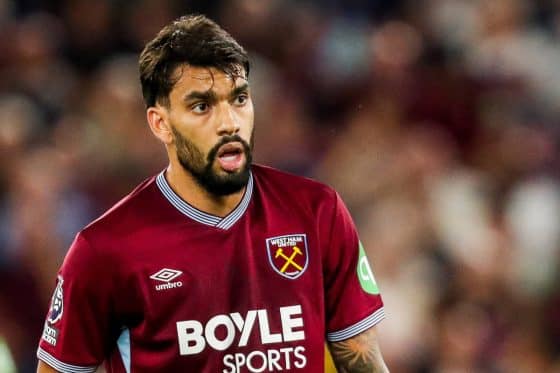 West Ham star Lucas Paqueta pictured in action