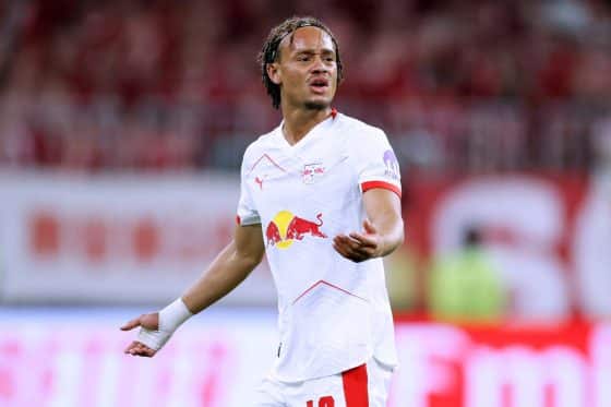RB Leipzig star Xavi Simons pictured
