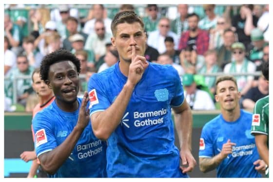 Patrik Schick celebrating his goal || Credit - Imago