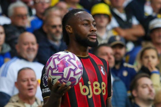 Bournemouth's star forward Antoine Semenyo pictured