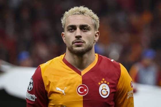 Baris Yilmaz pictured in action for Galatasaray.