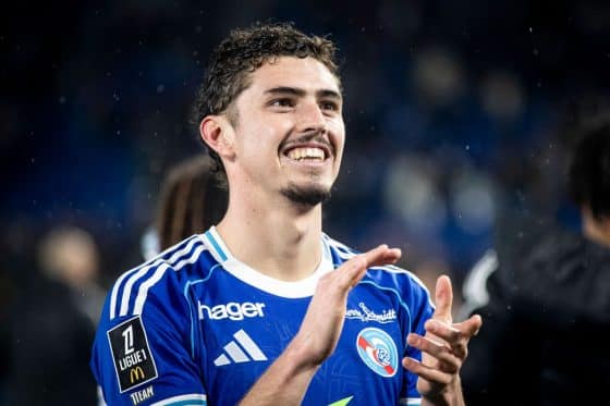 Joaquin Panichelli pictured in action for Strasbourg