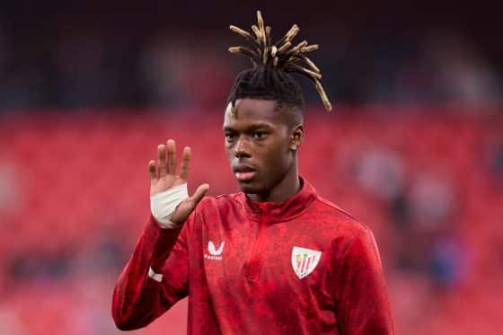 Athletic Bilbao forward Nico Williams pictured