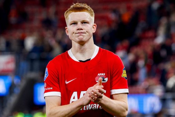 Kees Smit pictured in action for AZ Alkmaar