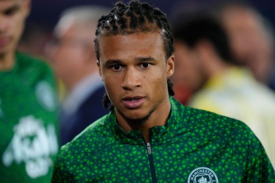 Man City defender Nathan Ake pictured