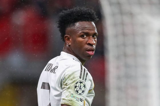 Real Madrid's star forward Vinicius Junior pictured