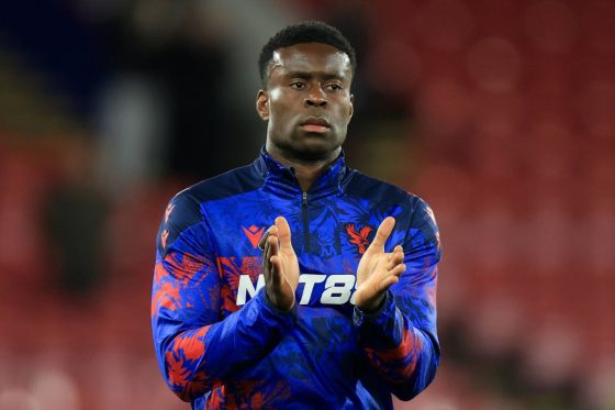 Marc Guehi pictured in action for Crystal Palace.