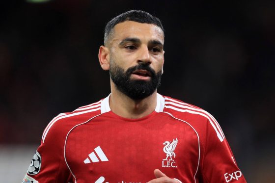 Mohamed Salah in action for Liverpool