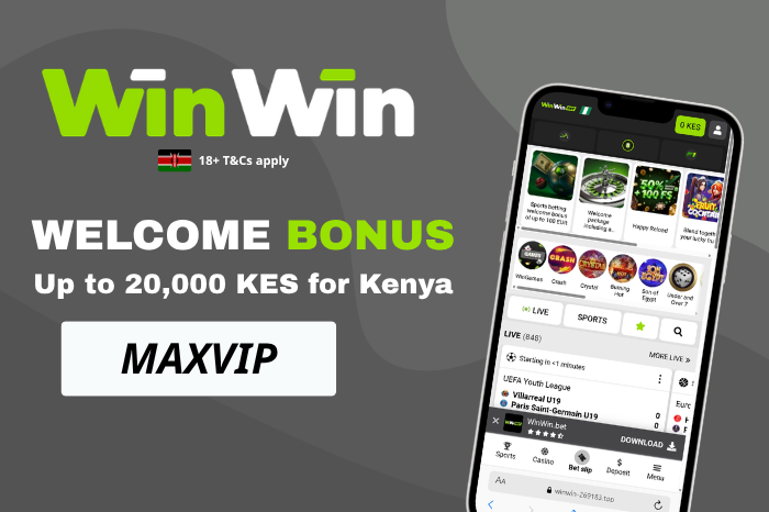 WinWin Promo Code MAXVIP: Up to 20,000 KES in 2026